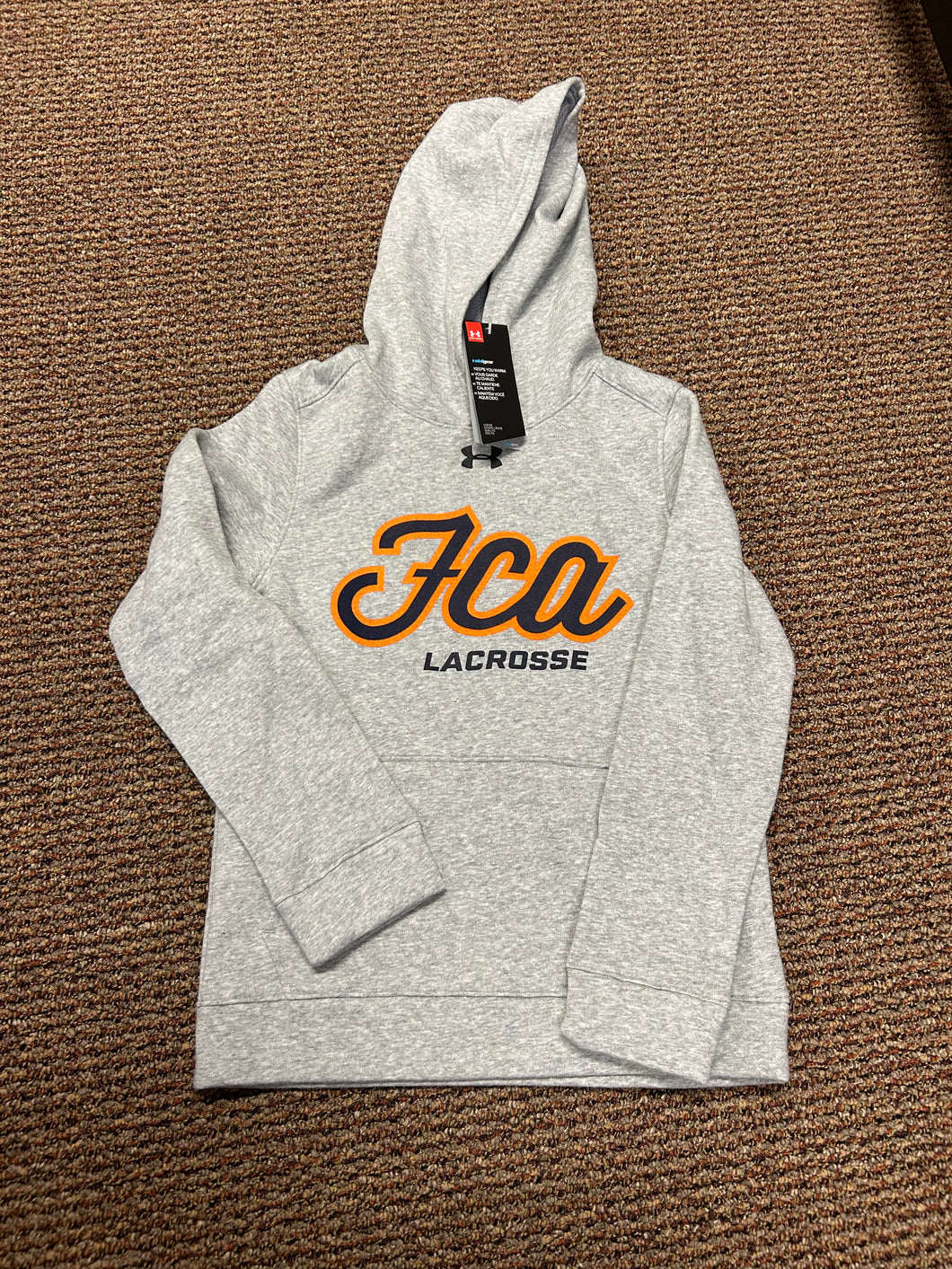 Gray Sweatshirt navy & orange FCA script - youth sizes