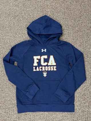 Navy hooded sweatshirt with FCA Club logo - Adult sizes